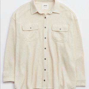 Aerie “Lumber Jane” Waffle Shirt